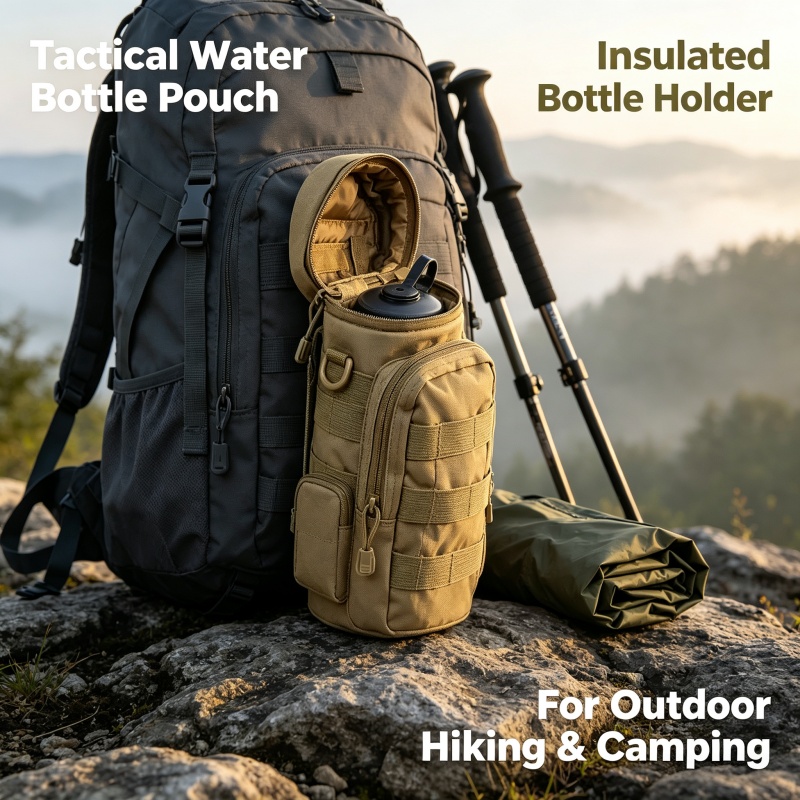 Camping Cooking Can - Bolsa Tática Molle para Garrafa de