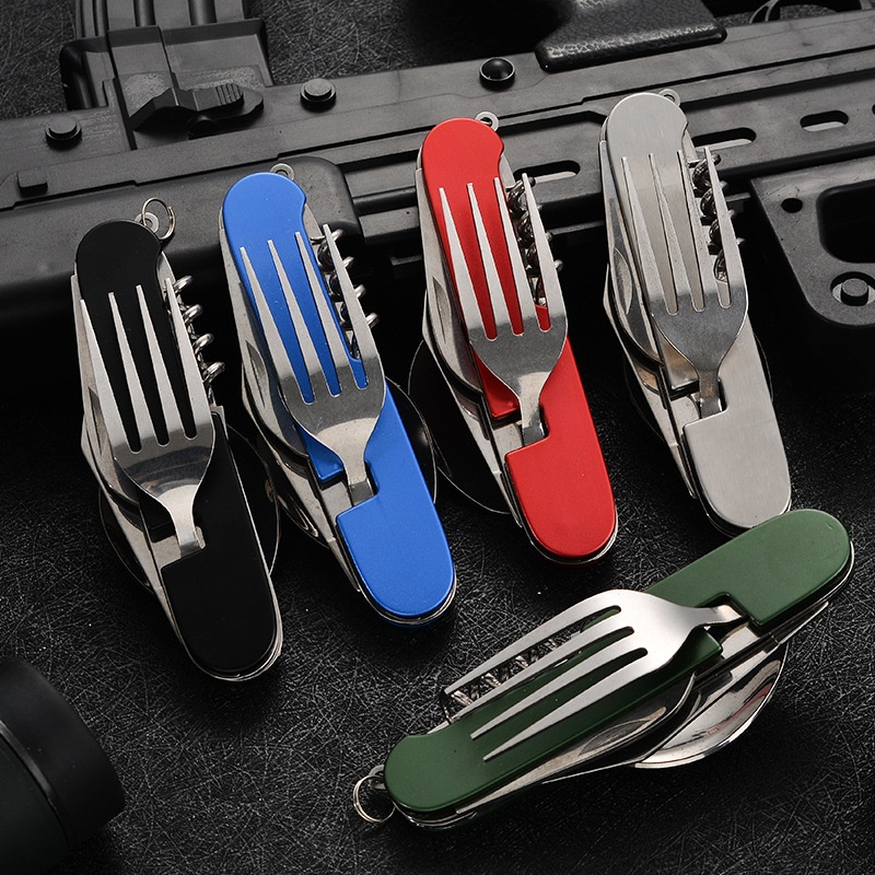 Camping Cooking Survival - 4 em 1 utensílios de mesa