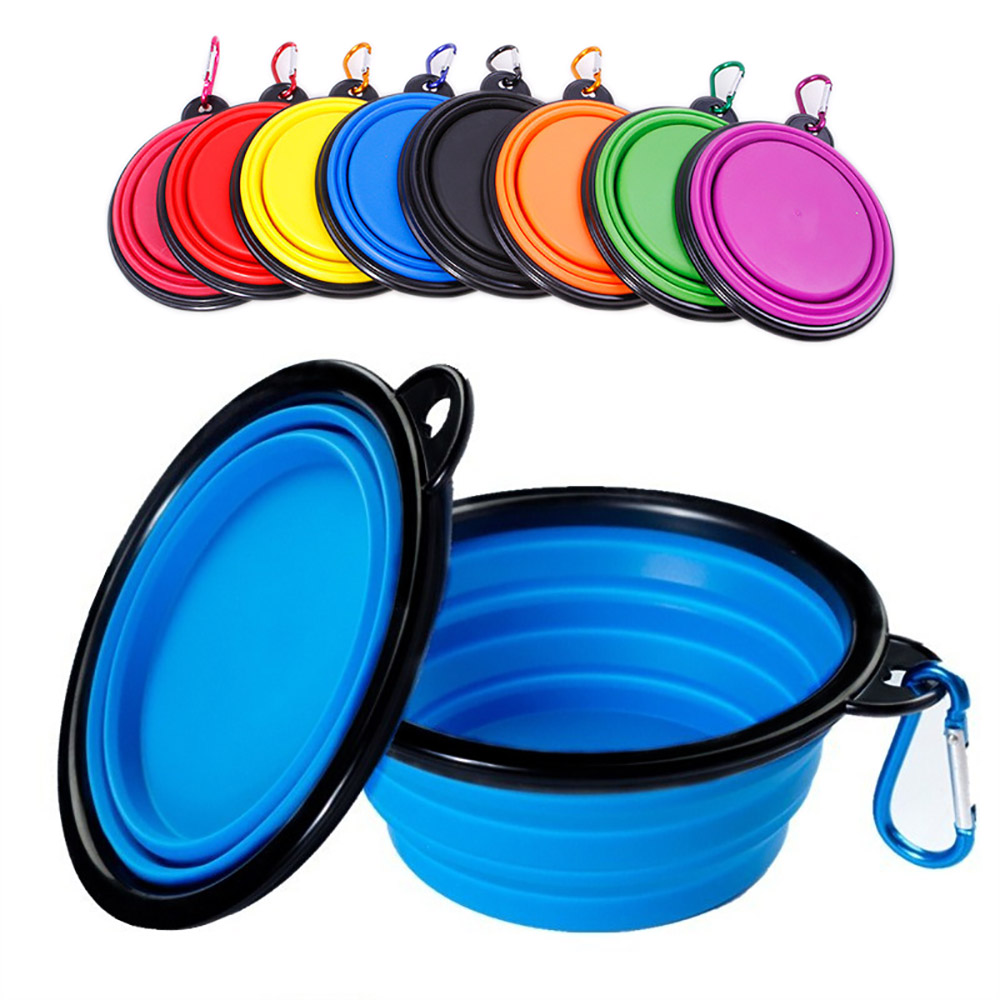 Camping Cooking And Eating - Tigela Dobrável de Silicone para Cães,
