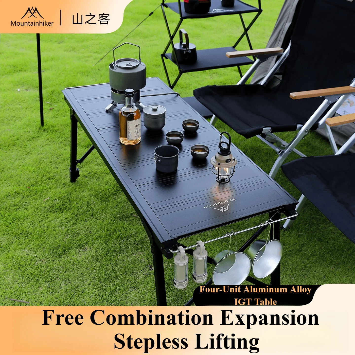 Camping Cooking Hob - Mountainhiker acampamento dobrável elevador removível multi