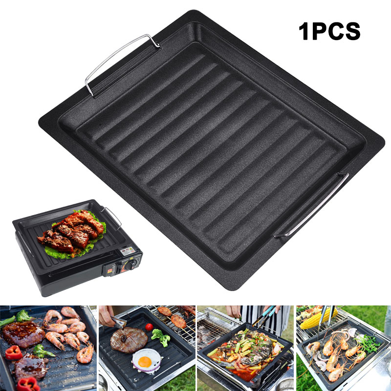 Camping Cooking Pot - Panela de Grelhar Quadrada Grossa para