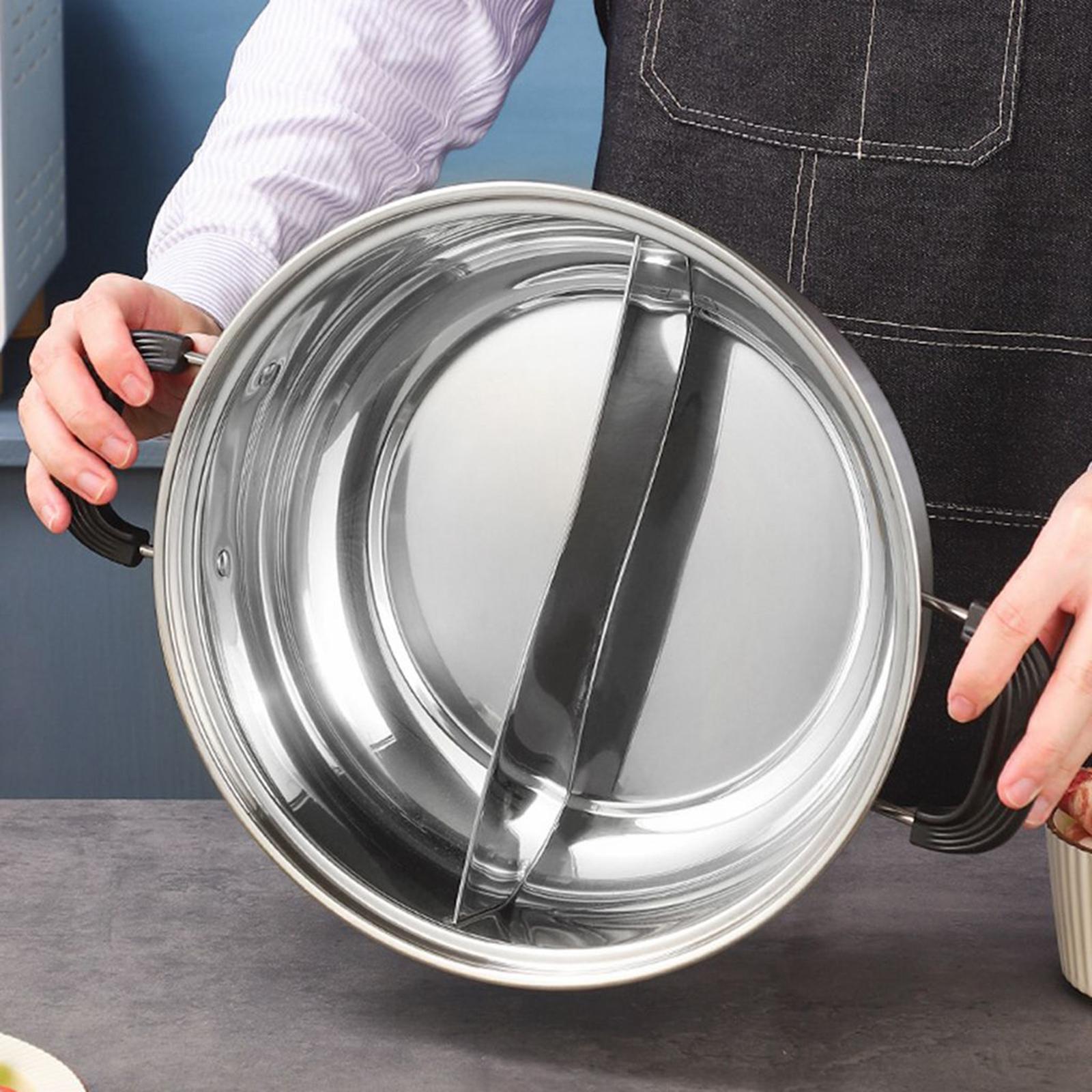 Camping Cooking Pot - Panela de Hot Pot com Divisória