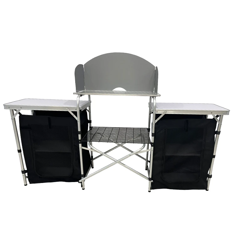 Camping Cooking Table - Mesa de Cozinha Portátil de Alumínio