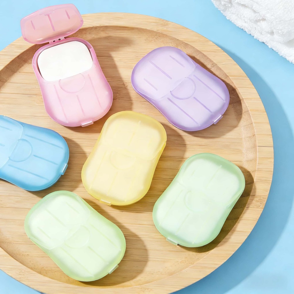 Biodegradable Soap Camp - Folhas de Sabão de Papel Biodegradáveis