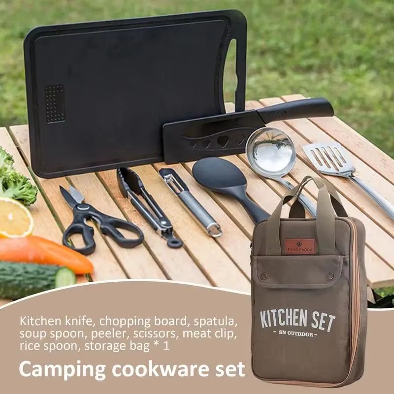 Conjunto de Utensílios de Cozi - Camping Cooking And Eating avaliação e preço