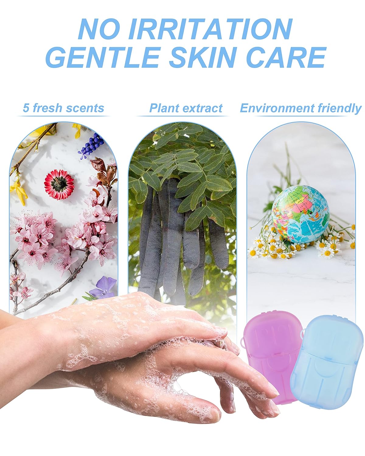 5/10/20 caixas de folhas de sa - Biodegradable Soap Camp avaliação e preço