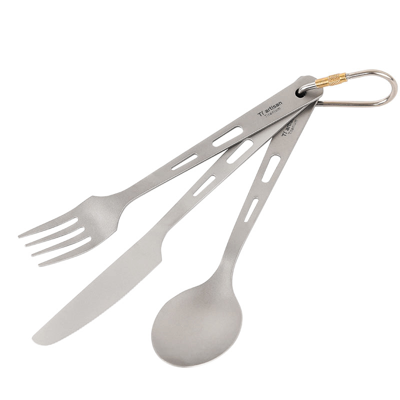 Tiartisan-Kit Panelas de titân - Camping Cooking And Eating Set avaliação e preço