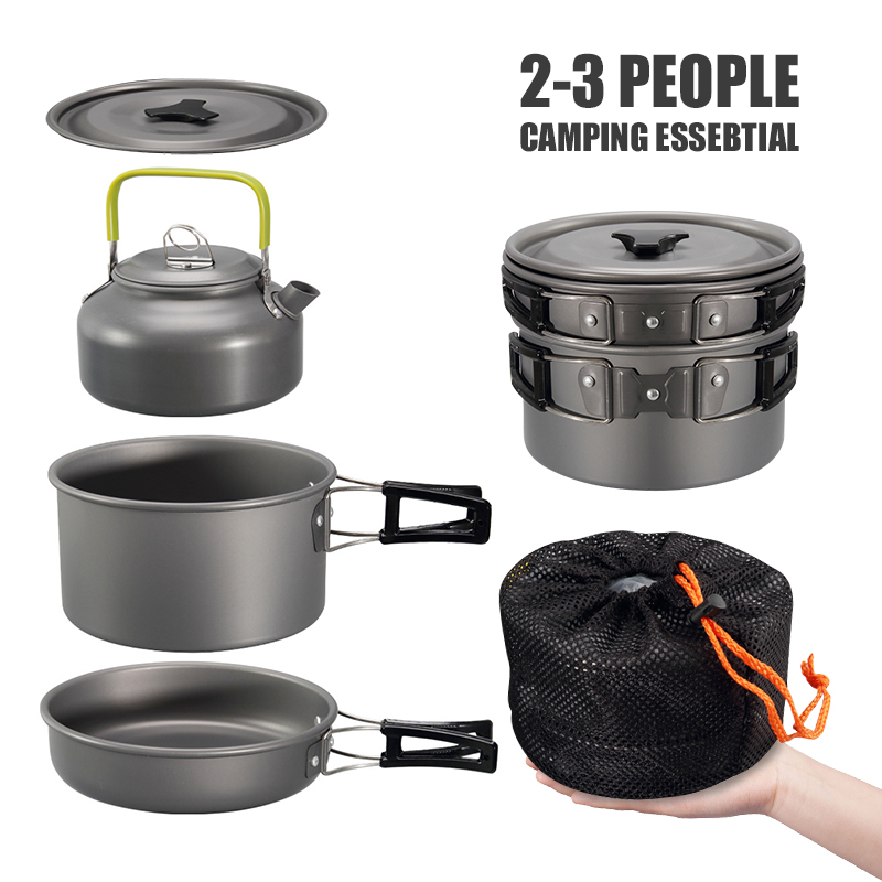 Westtune kit de panelas de aca - Camping Cooking Pot avaliação e preço