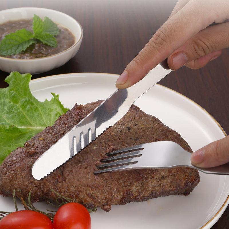 4 pçs/set portátil de aço inox - Camping Cooking And Eating Set avaliação e preço
