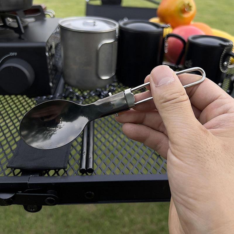 Colher dobrável pauzinhos viag - Camping Cooking And Eating Set avaliação e preço