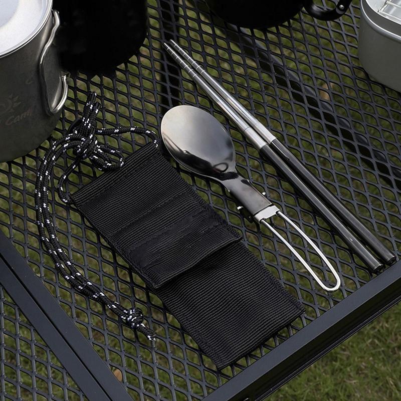 Colher dobrável pauzinhos viag - Camping Cooking And Eating Set avaliação e preço