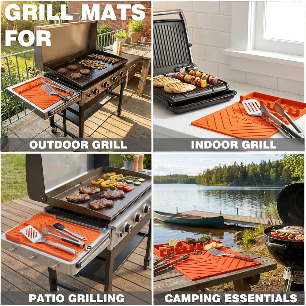 Tapetes de Silicone para Grelh - Camping Cooking avaliação e preço