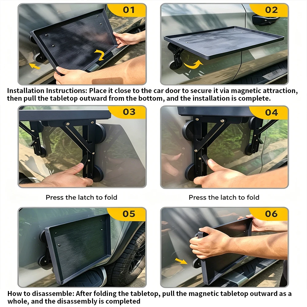 Bandeja Portátil Dobrável para - Camping Cooking Table avaliação e preço