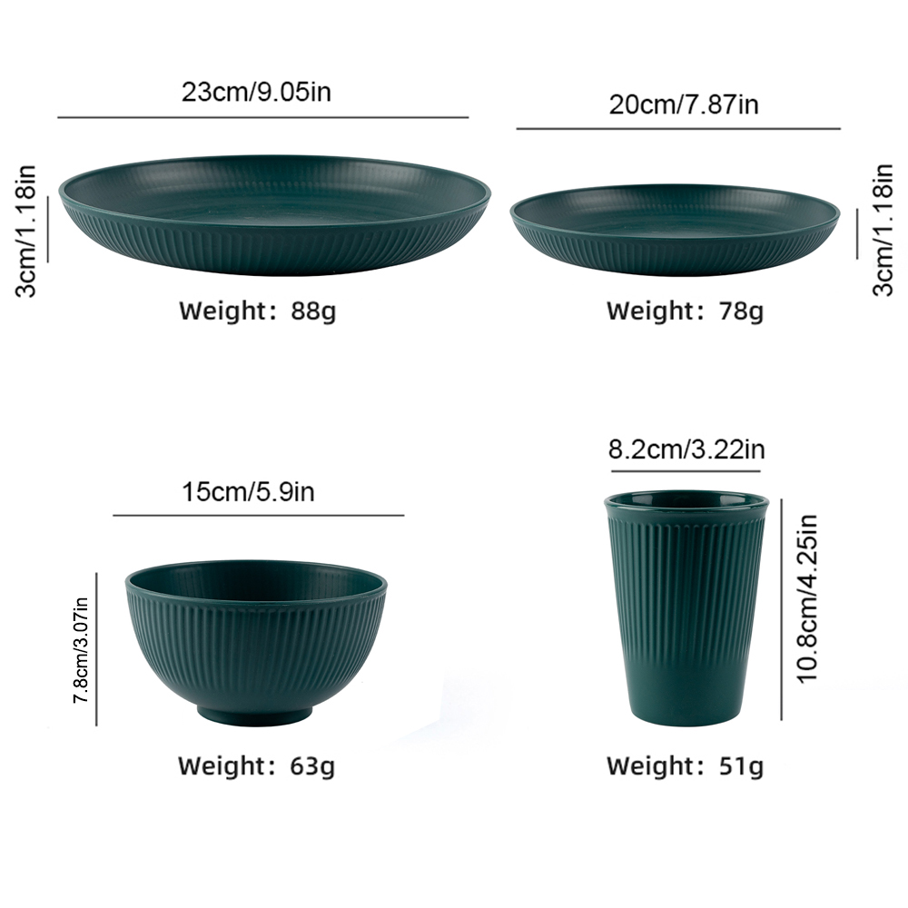 Trigo Palha Talheres Set, talh - Camping Cooking And Eating Set avaliação e preço