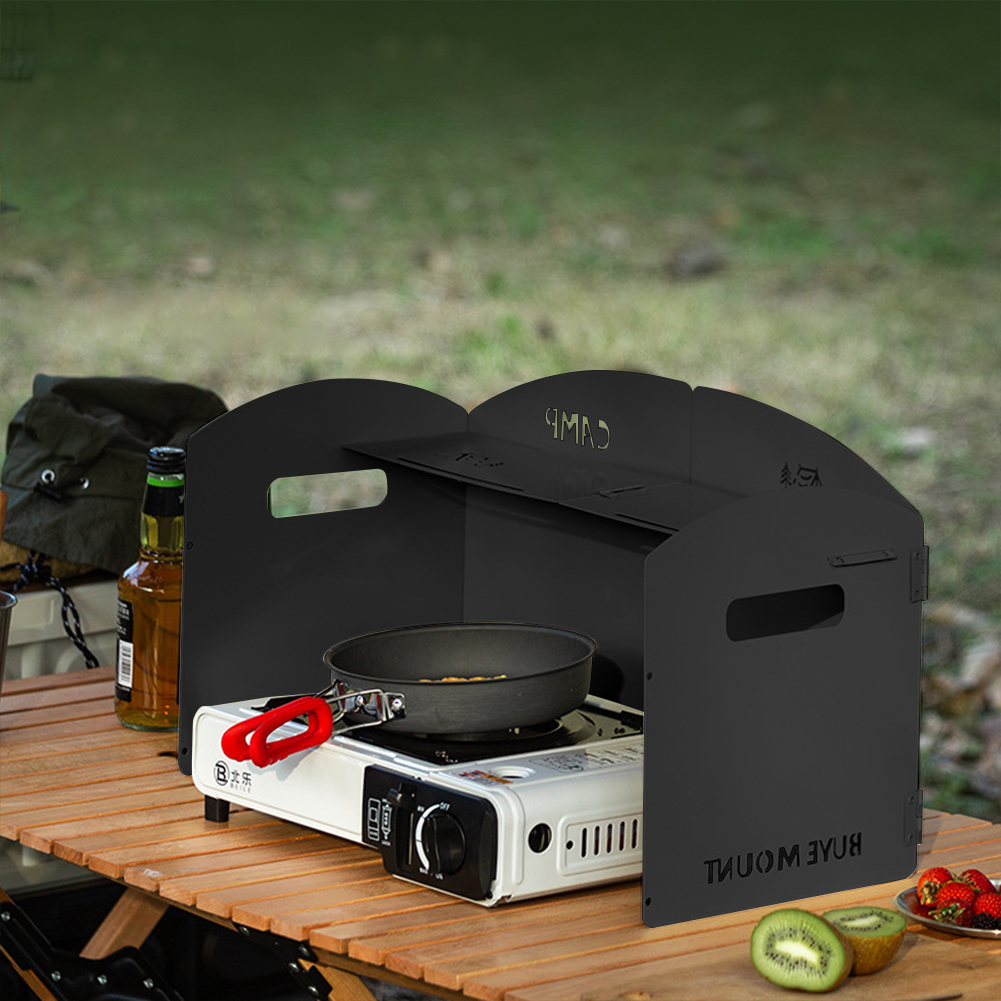 Pára-brisa dobrável para fogão - Camping Cooking Hob avaliação e preço