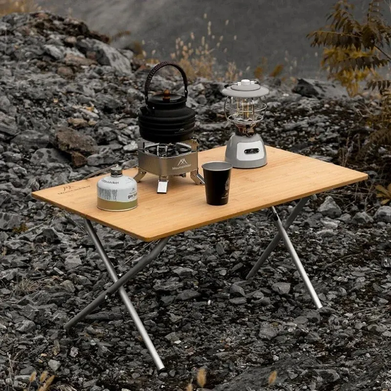 Mesa Dobrável de Bambu MOUNTAI - Camping Cooking Table avaliação e preço
