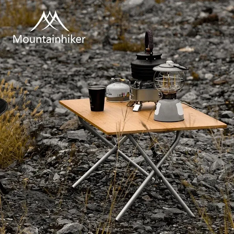 Mesa Dobrável de Bambu MOUNTAI - Camping Cooking Table avaliação e preço