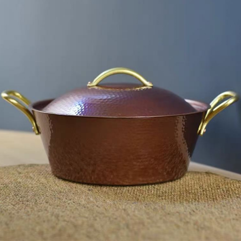 Pote de cobre vintage artesana - Camping Cooking Pot avaliação e preço
